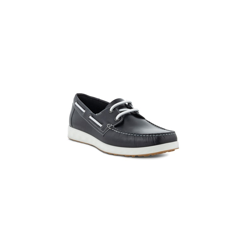 Mocassin bateau en cuir marine | Grande pointure homme | ECCO