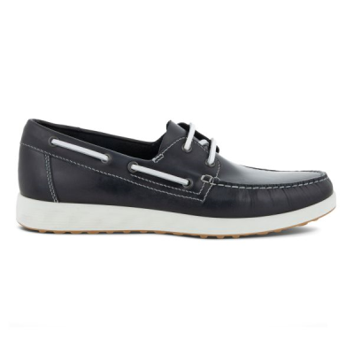 Mocassin bateau en cuir marine | Grande pointure homme | ECCO