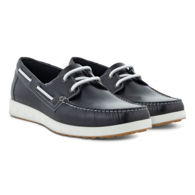 Mocassin bateau en cuir marine | Grande pointure homme | ECCO