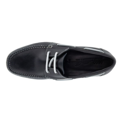 Mocassin bateau en cuir marine | Grande pointure homme | ECCO