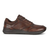 Basket basse en cuir lisse marron | Grande pointure homme | Ecco