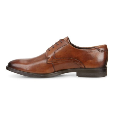 Derby ville à lacets habillé en cuir marron | Petite pointure homme | ECCO