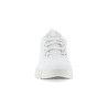 Sneakers en cuir lisse blanche |Grande taille femme|Ecco
