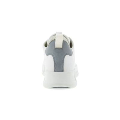 Sneakers en cuir lisse blanche |Grande taille femme|Ecco