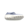 ballerine compensée en nubuck bleu à bride| Petite taille femme | Semler