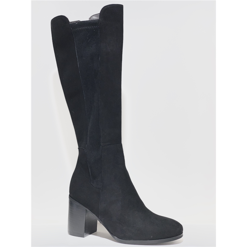 botte velours noir p9245