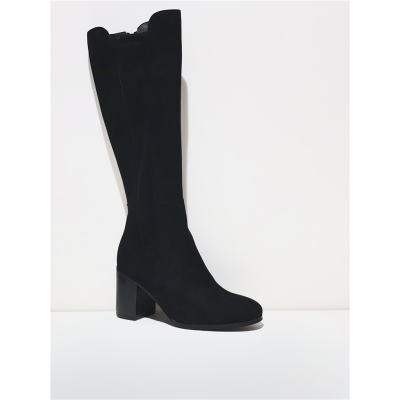 botte velours noir p9245