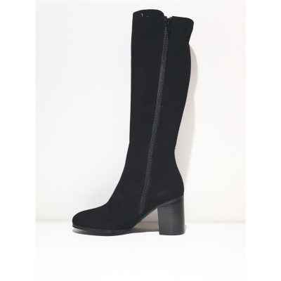 botte velours noir p9245