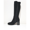 botte velours noir p9245