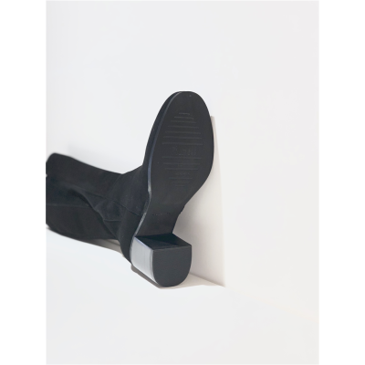 botte velours noir p9245