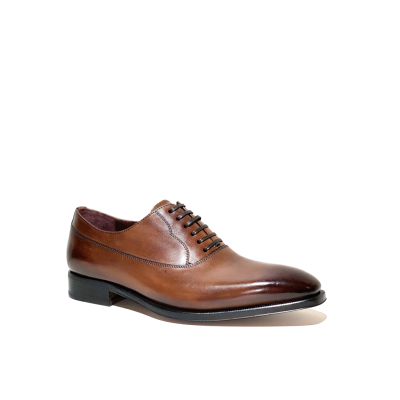 Chaussure richelieu cognac en cuir | Petite pointure homme | ARBITER