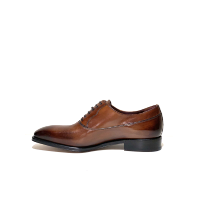 Chaussure richelieu cognac en cuir | Petite pointure homme | ARBITER