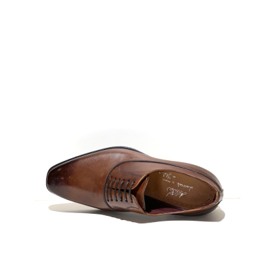 Chaussure richelieu cognac en cuir | Petite pointure homme | ARBITER