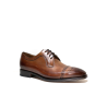 Derby habillé en cuir cognac à bout fleuri | Petite taille homme | ARBITER