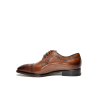 Derby habillé en cuir cognac à bout fleuri | Petite taille homme | ARBITER