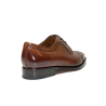 Derby habillé en cuir cognac à bout fleuri | Petite taille homme | ARBITER