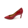 Escarpin à talon en cuir vernis rouge | Petite pointure femme | Elena Ricci