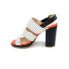 sandale 3 brides plateau talon haut f4305