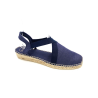 Espadrille en textile marine plate | Grande pointure femme | Toni Pons