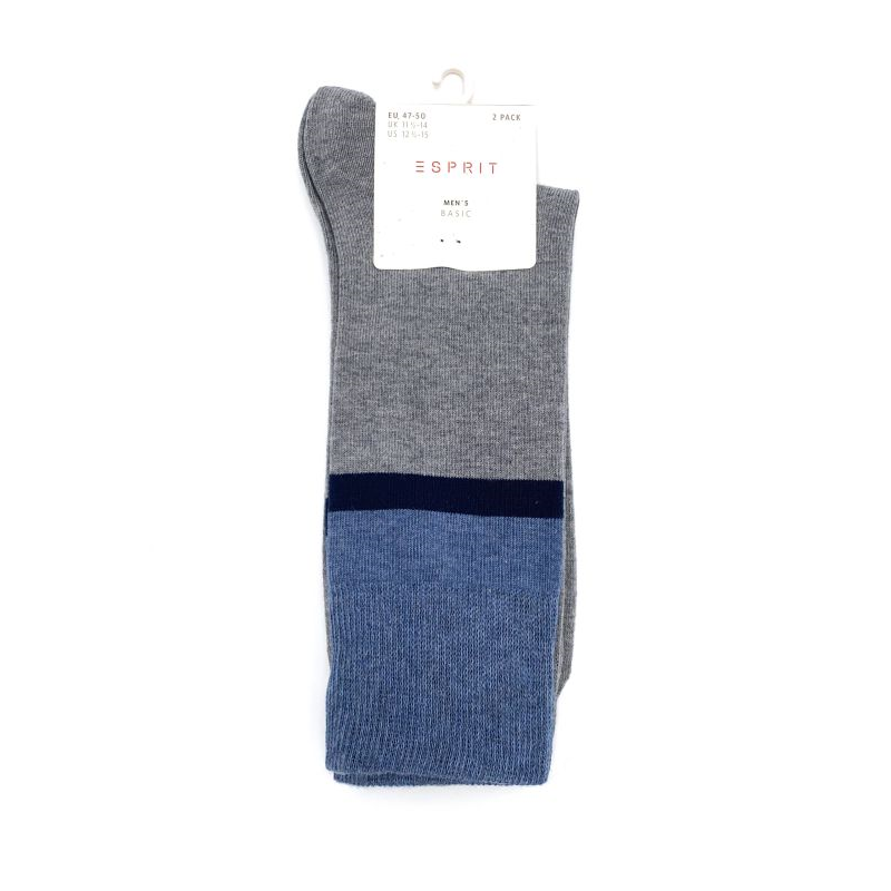 lot chaussettes 17829 gri bleu| Grande taille homme| ESPRIT