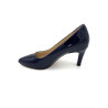 Escarpin vernis marine bout pointu| petite taille femme | Ellen Kassel