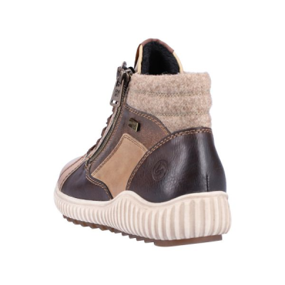 Basket mode montante avec zip | Chaussure grande taille femme | REMONTE