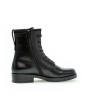 Boots à lacets en cuir noir | Grande pointure femme | Gabor