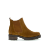 Boots chelsea en velours cuir cognac | Grande pointure femme | Gabor