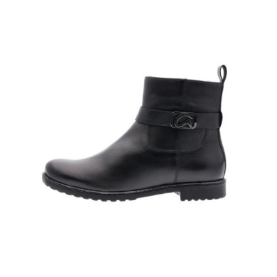 Boots chelsea noir en cuir | Grande pointure femme | Ara