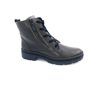 Boots à lacets kaki en cuir | Grande taille femme | Ara