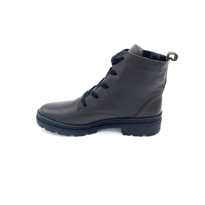 Boots à lacets kaki en cuir | Grande taille femme | Ara