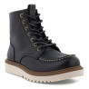 Boots à lacets en cuir grainé noir | Petite pointure homme | Ecco