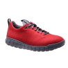 Sneaker en laine bouillie rouge à lacets | Grande taille femme | Ganter