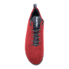Sneaker en laine bouillie rouge à lacets | Grande taille femme | Ganter