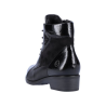 Bottine lacets en similicuir noir | Grande pointure femme | Remonte