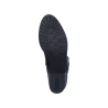 Bottine lacets en similicuir noir | Grande pointure femme | Remonte