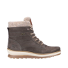 Boots montagne en daim gris | Grande pointure femme | Remonte
