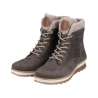 Boots montagne en daim gris | Grande pointure femme | Remonte