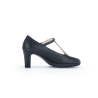 Escarpin bride salomé en cuir noir | Grande pointure femme | Gabor
