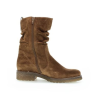 Boots haute marron en velours | Grande pointure femme | Gabor