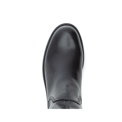 Botte en cuir noir semelle épaisse XL| Grande taille femme | Gabor