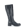 Botte en cuir noir semelle épaisse XL| Grande taille femme | Gabor