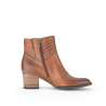 Bottine fantaisie en cuir cognac | Grande taille femme | Gabor