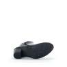 Bottine chelsea à talon en cuir noir | Grande pointure femme | Gabor
