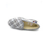 Chausson en feutre gris clair | Grande pointure femme | La vague