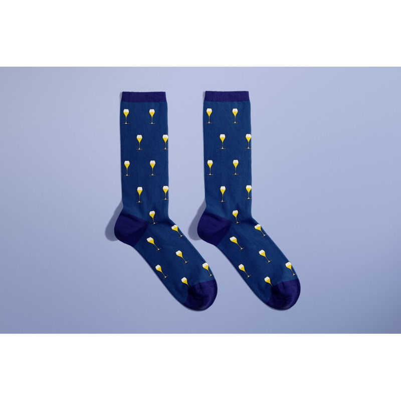 Chaussettes coupe de champagne   | Grande taille femme  | Mireille et Raymond