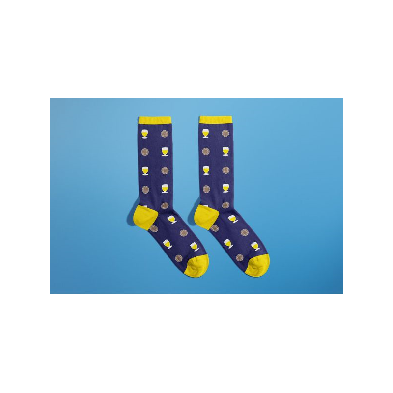 chaussettes pétanque et pastis| Grande taille homme | Mireille et Raymond