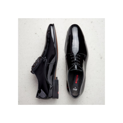 Derby vernis cuir noir | Grande pointure homme | LLoyd