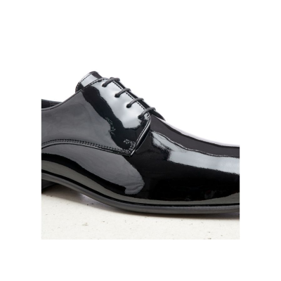 Derby vernis cuir noir | Grande pointure homme | LLoyd