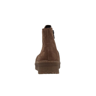 Boots chelsea  en velours marron | Petite taille femme | Semler
